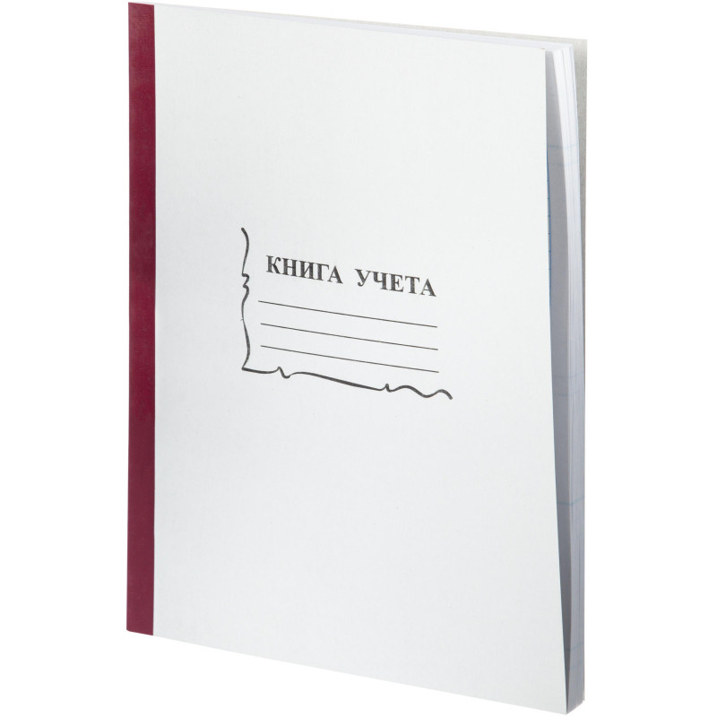 Книга учета 96л. пустографка, обл.картон