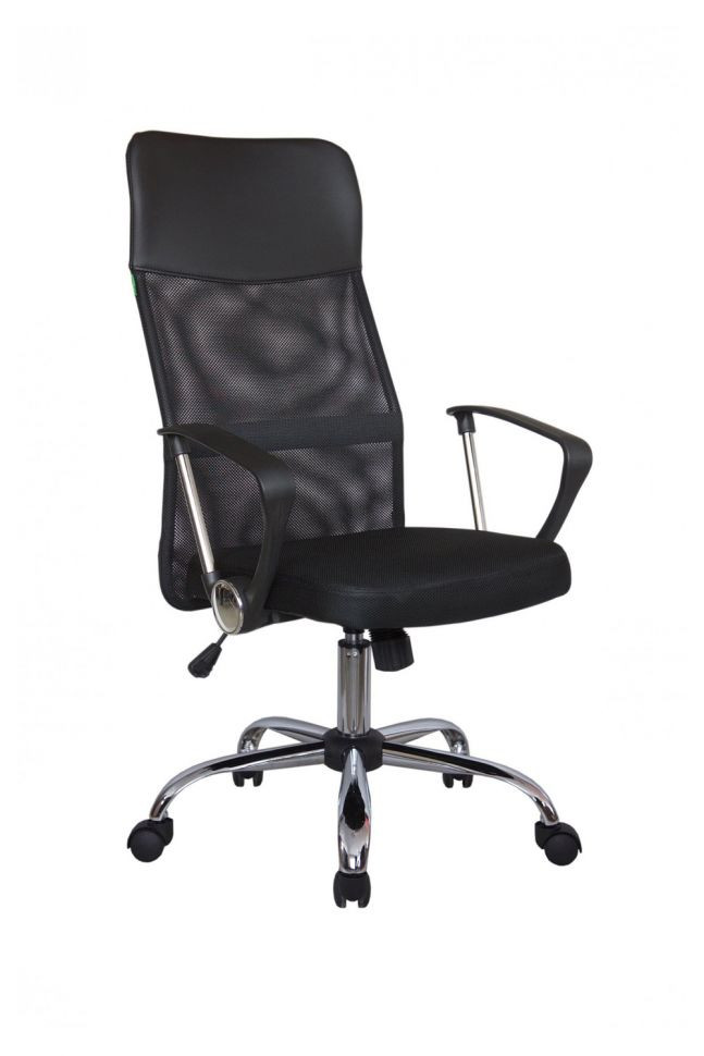 Кресло Smart RCH 8074 Чёрная ткань/Чёрная сетка
