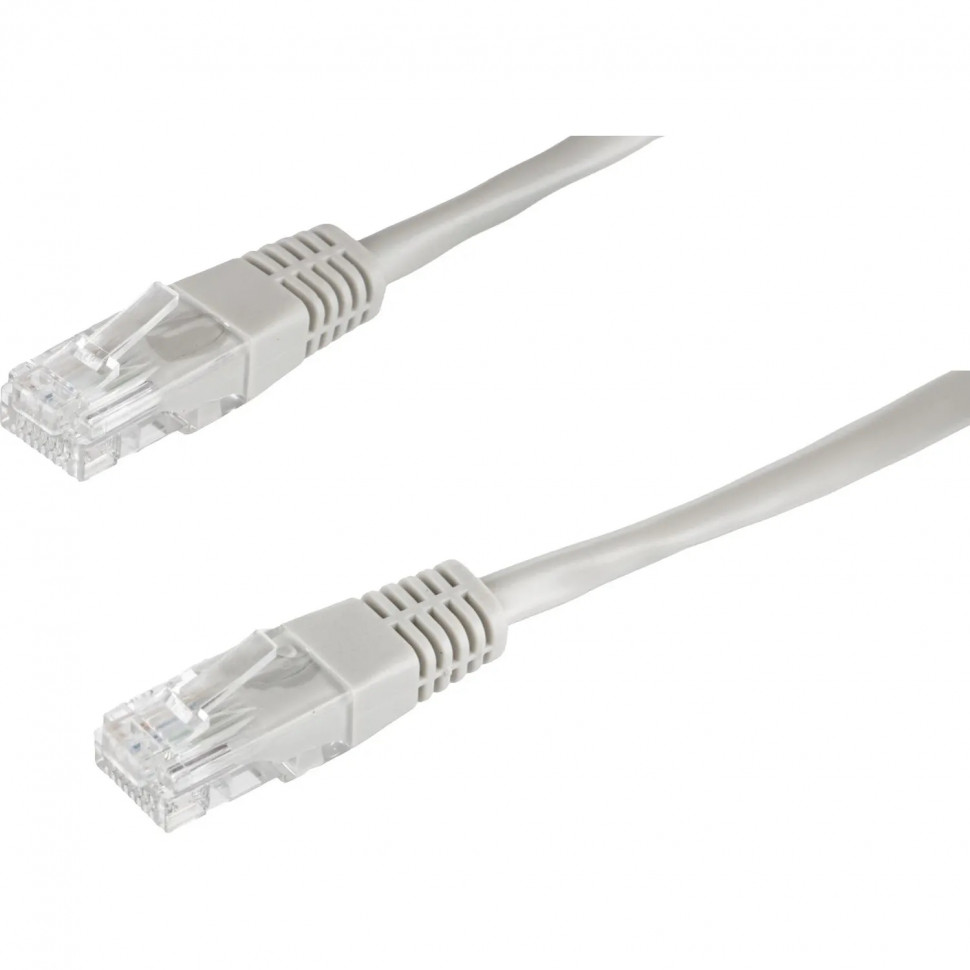 Патч-корд BigTech OPCC005 UTP CCA кат.5e/5м/литой/многожильный (серый)