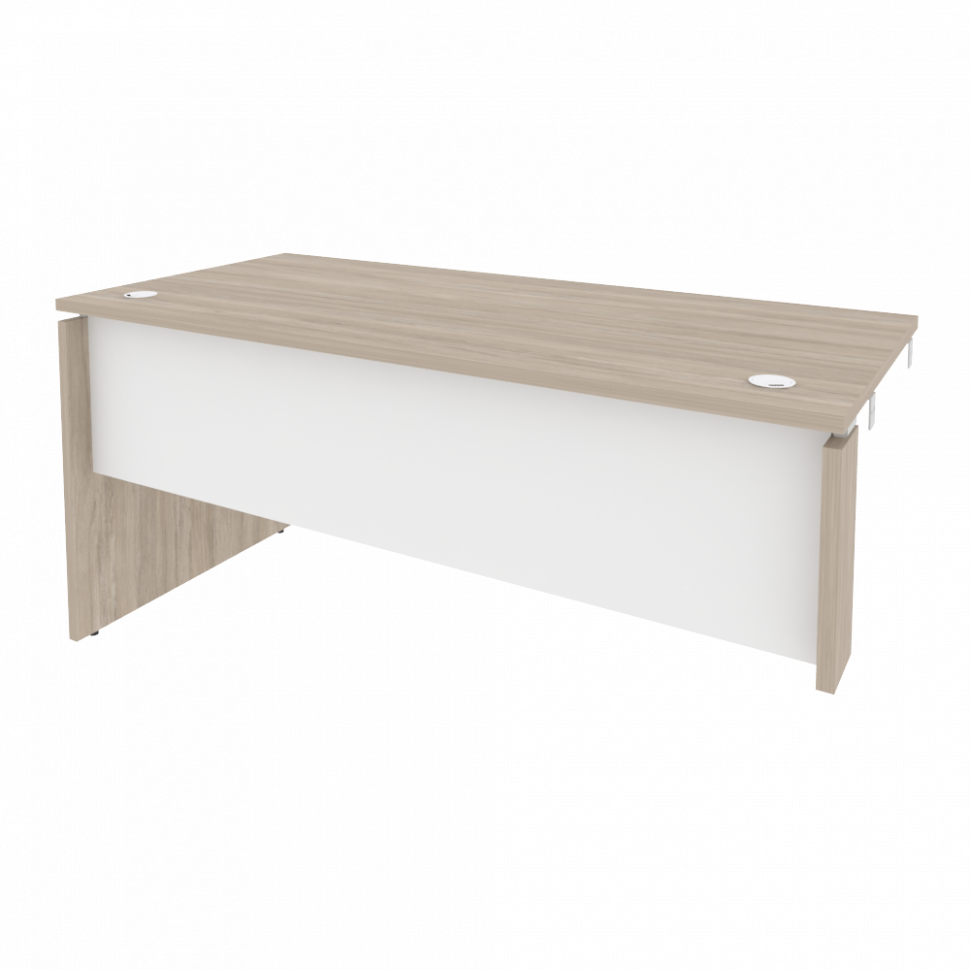 Onix Стол-приставка левый к опорным элементам O.SPR-4.7 (L) Дуб Аттик/Белый Бриллиант 1580*720*750