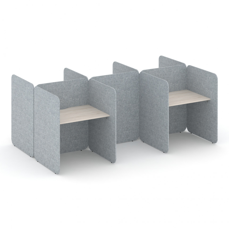 Call center Комплект №18 KC.K-018 Денвер Светлый/Romeo 13 3012*1800*1200 Call center Комплект №18 KC.K-018 Денвер Светлый/Romeo 13 3012*1800*1200