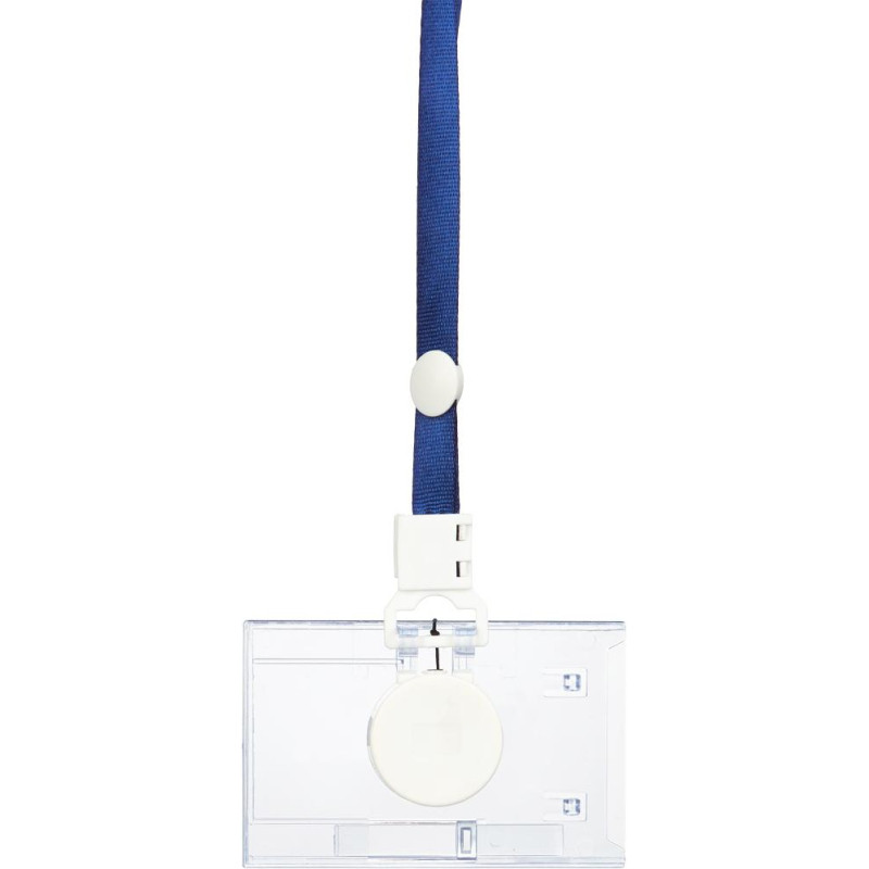 Бейдж Promega office горизонтальный с рулеткой, разм вклад 85х54