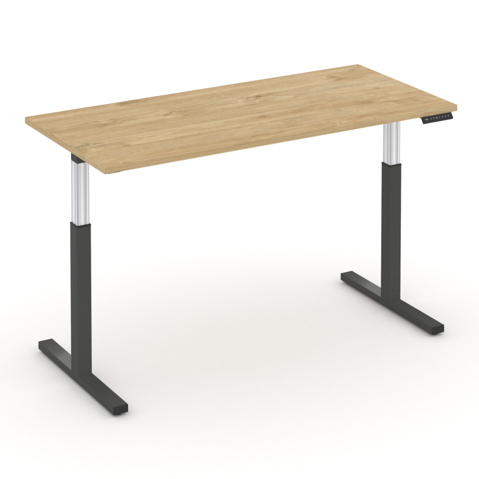 Move up Стол электроподъемный MV.SE-4.7 Тиквуд Светлый/Металл Антрацит 1580*720*720-1190 Move up Стол электроподъемный MV.SE-4.7 Тиквуд Светлый/Металл Антрацит 1580*720*720-1190