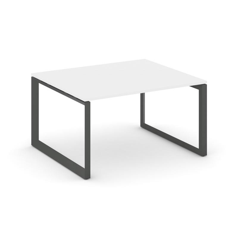 Style Project Стол переговорный SN-59O.SPRG-034.3 Белый/Металл Антрацит 1580*1180*750