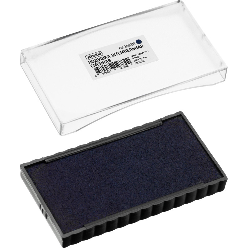 Подушка штемпельная сменная Attache синяя для артикула 1348208