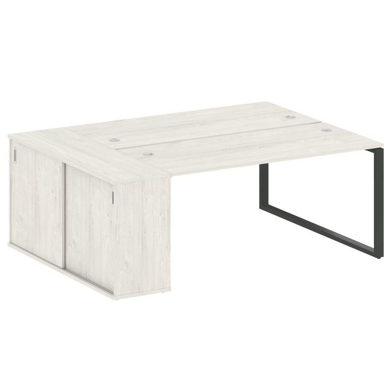 Metal System Рабочая станция с шкафом-купе на О-образном м/к БО.РС-СШК-1.4 Т Дуб Наварра/Металл Антр Metal System Рабочая станция с шкафом-купе на О-образном м/к БО.РС-СШК-1.4 Т Дуб Наварра/Металл Антр