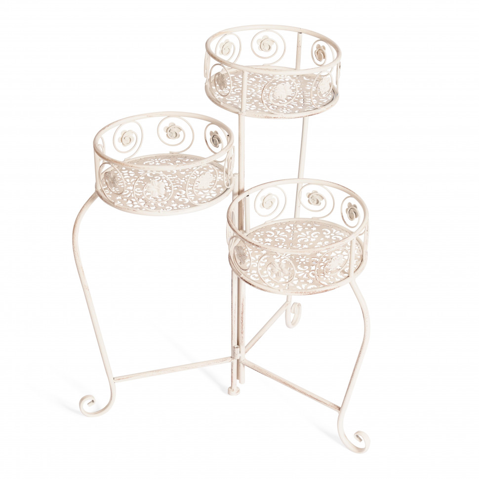 Цветочница Secret de Maison TRIO ( mod. PL08-9998 ) металл, 31х23х60см, antique white