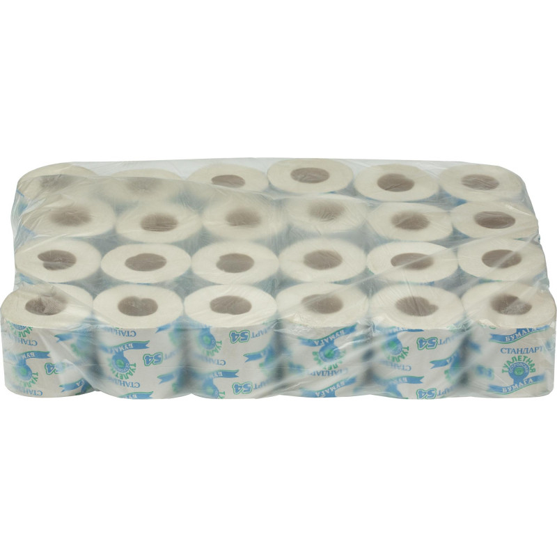 Бумага туалетная 1-сл.ОСТРОВСКАЯ сер 38м,24рул./уп.