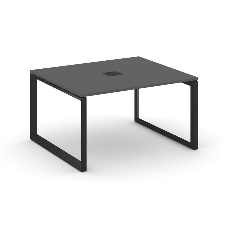 Style Project Стол переговорный SN-59O.SPRG-033 Антрацит/Металл Черный 1380*1180*750