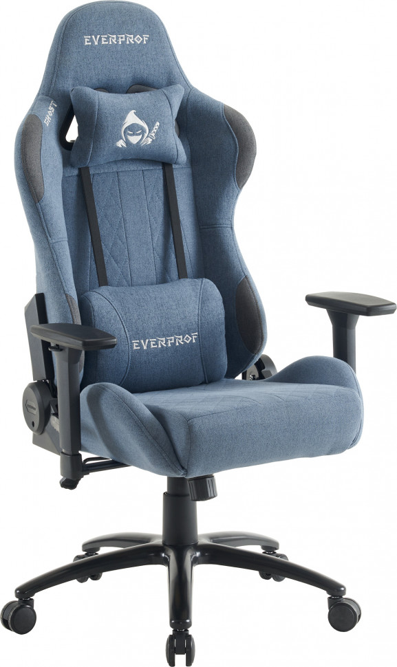 Геймерское кресло Everprof Ghost (Гоуст) Ткань Синий