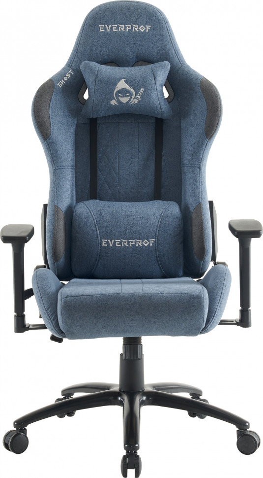 Геймерское кресло Everprof Ghost (Гоуст) Ткань Синий