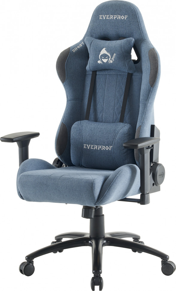 Геймерское кресло Everprof Ghost (Гоуст) Ткань Синий