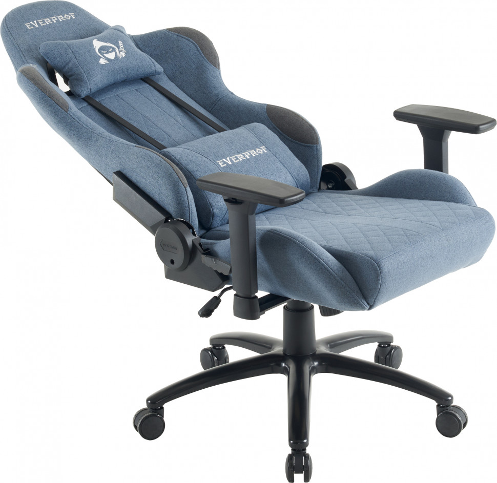 Геймерское кресло Everprof Ghost (Гоуст) Ткань Синий