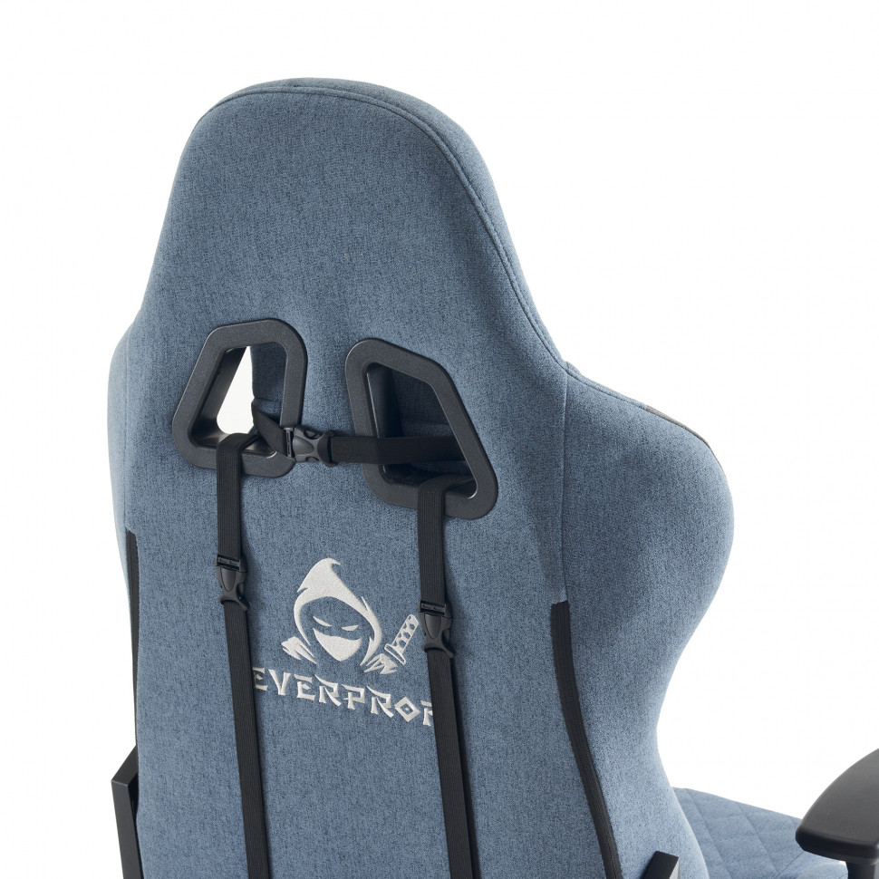 Геймерское кресло Everprof Ghost (Гоуст) Ткань Синий