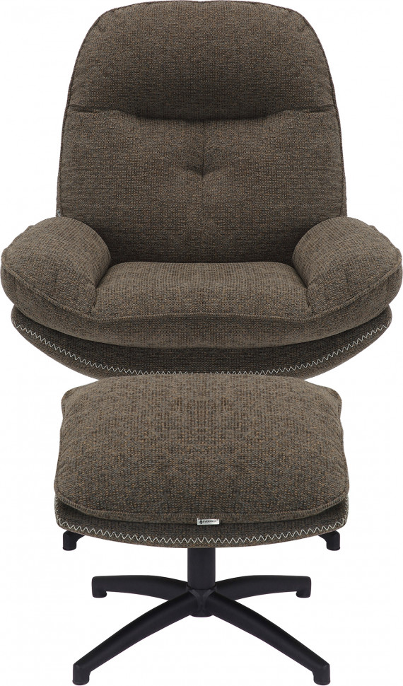 Кресло мягкое Everprof Lime (Лайм) Ткань Темно-коричневый