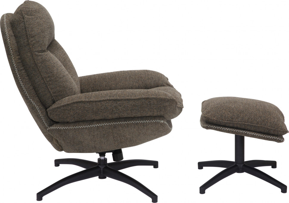 Кресло мягкое Everprof Lime (Лайм) Ткань Темно-коричневый