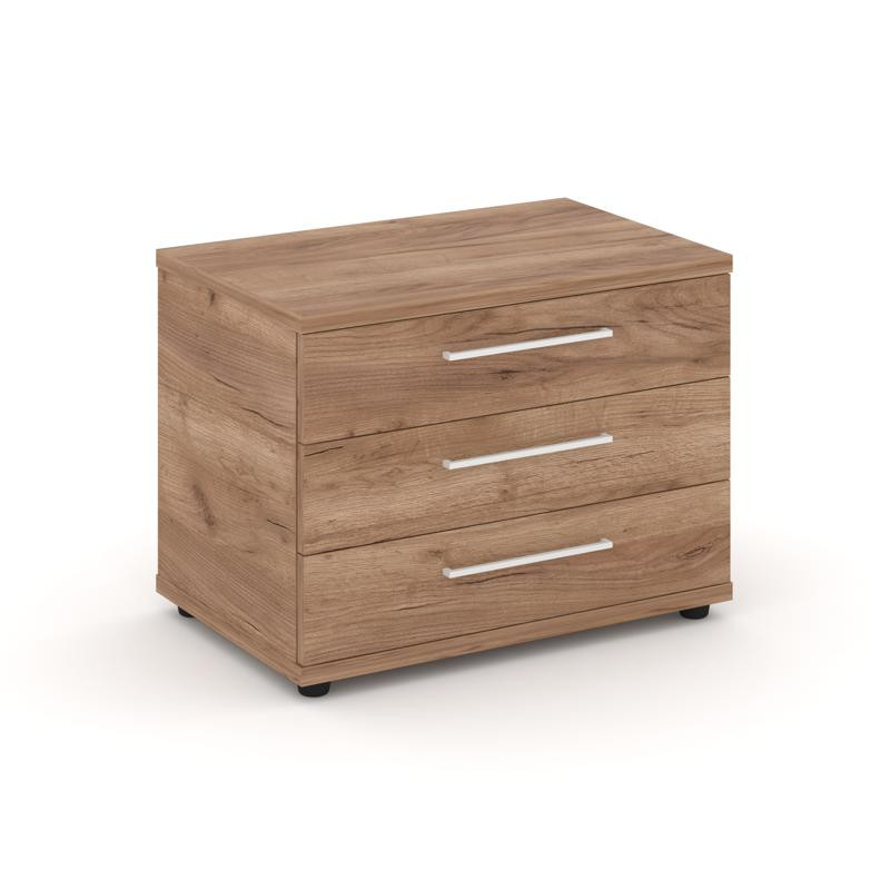 Rift Тумба опорная/приставная RF.TOP-021 Дуб Табак/Белый Ручки 600*450*523