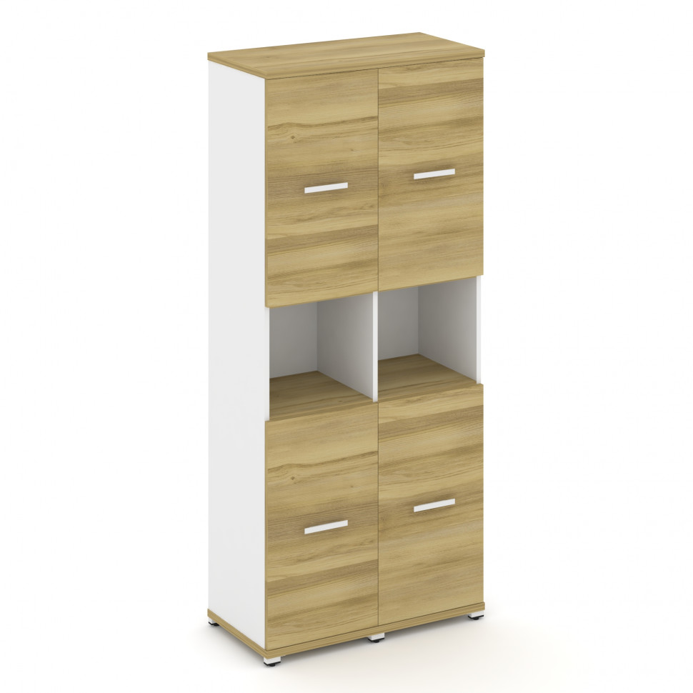 Concept Шкаф 2 узкие секции, 5 ниш CN.STU-523 W Дуб Винченцо/Белый Бриллиант/Металл Белый 836*420*19 Concept Шкаф 2 узкие секции, 5 ниш CN.STU-523 W Дуб Винченцо/Белый Бриллиант/Металл Белый 836*420*19