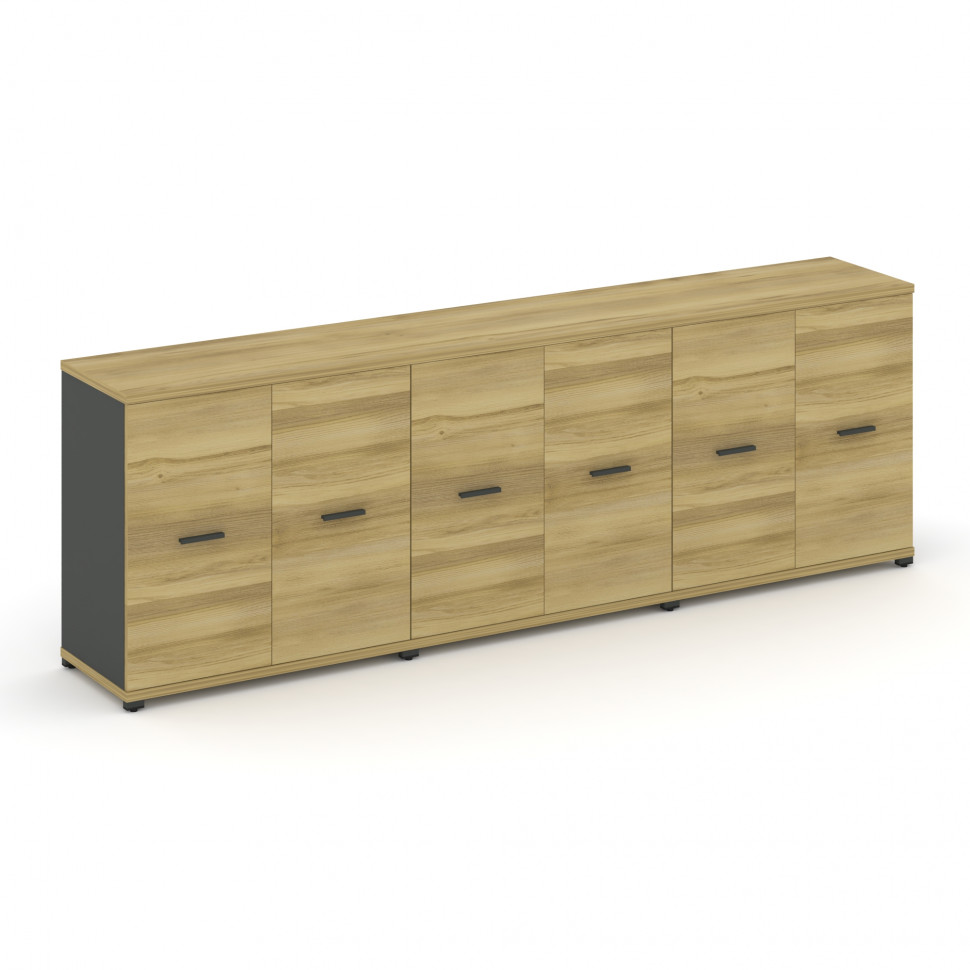 Concept Шкаф 3 широкие секции, 2 ниши CN.STS-233 A Дуб Винченцо/Антрацит/Металл Антрацит 2500*420*81 Concept Шкаф 3 широкие секции, 2 ниши CN.STS-233 A Дуб Винченцо/Антрацит/Металл Антрацит 2500*420*81