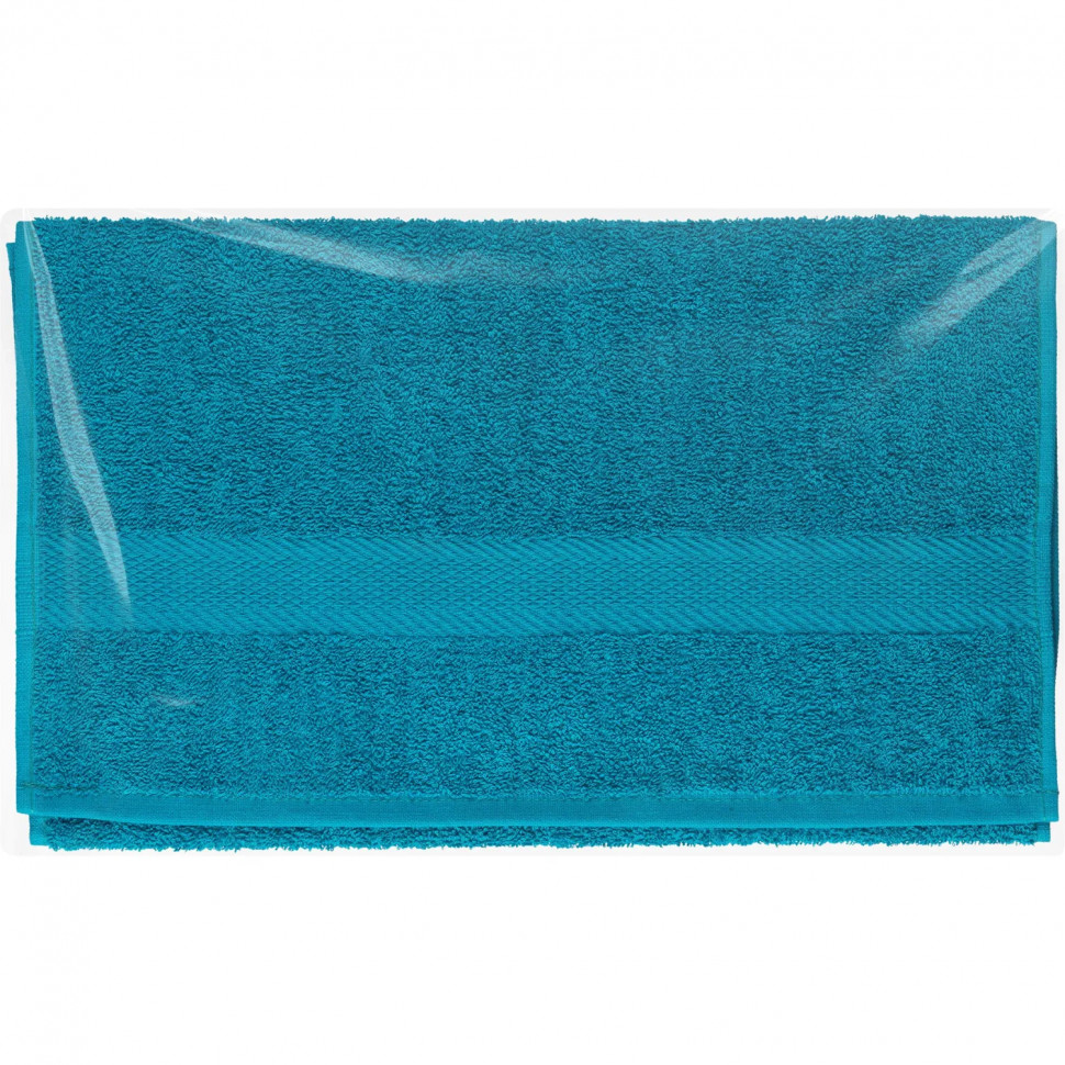 Набор полотенец махровых бордюр 440 г/м2, 40х70 бирюзовый, 10шт