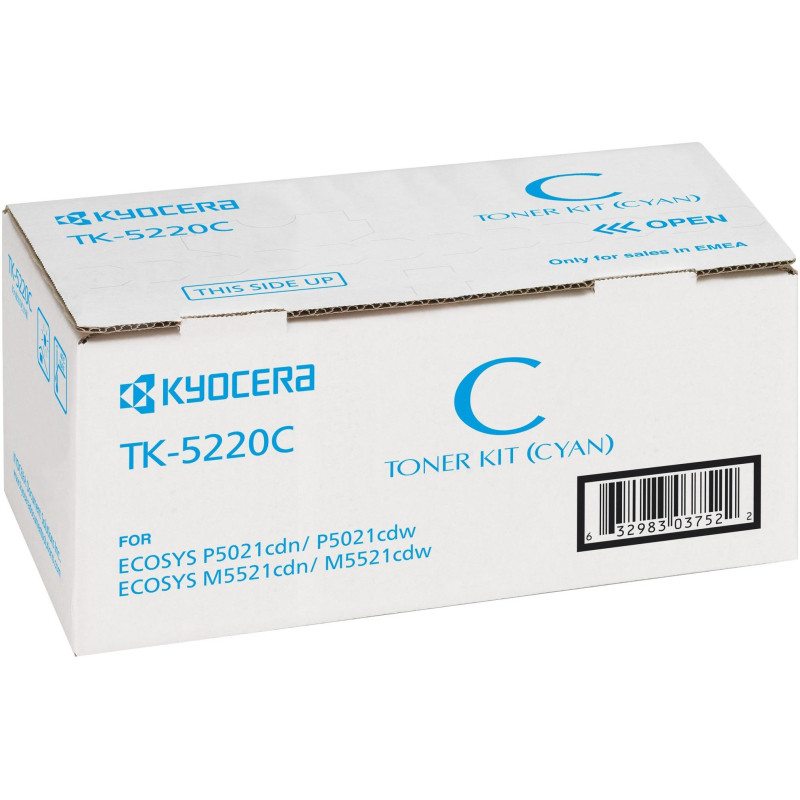 Тонер-картридж Kyocera TK-5220C гол. для ECOSYS M5521