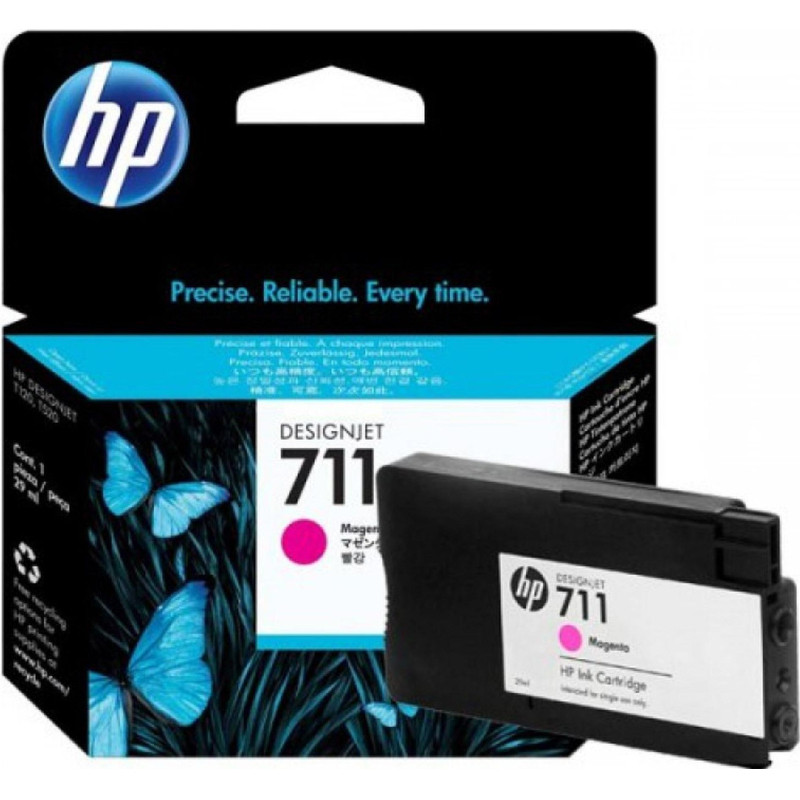 Картридж струйный HP 711 CZ131A пурп. для DgnJ T120/520 Картридж струйный HP 711 CZ131A пурп. для DgnJ T120/520