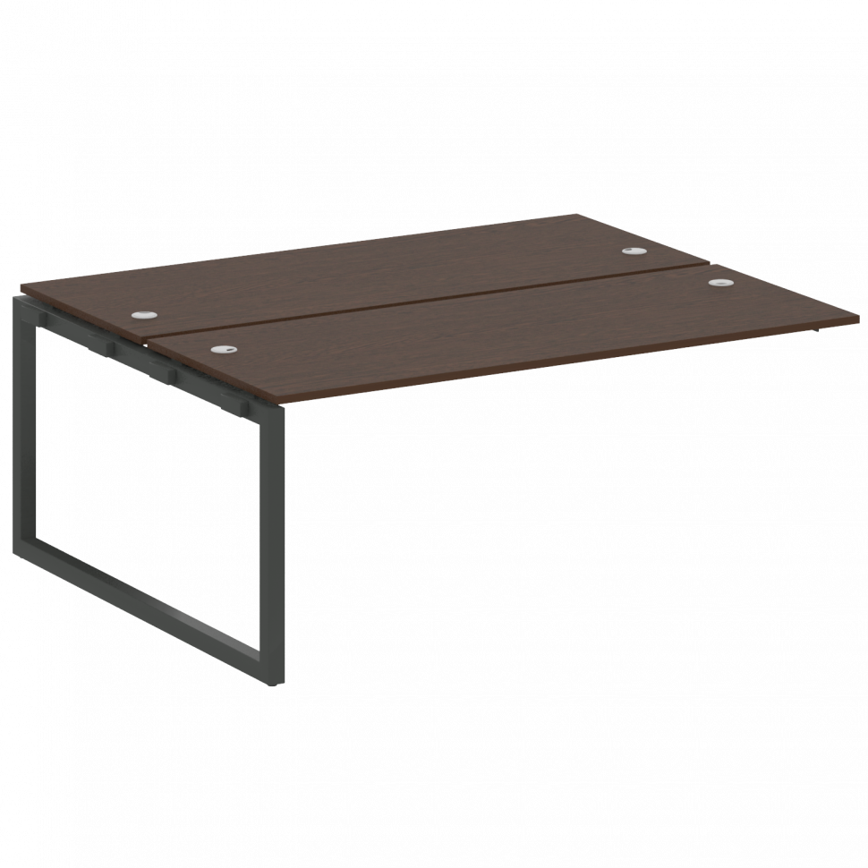 Metal System Quattro Проходной элемент рабочей станции на О-образном м/к 50БО.ПРС-СП-2.5 Венге Цаво/ Metal System Quattro Проходной элемент рабочей станции на О-образном м/к 50БО.ПРС-СП-2.5 Венге Цаво/