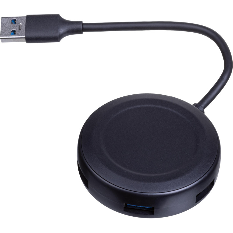 Разветвитель USB ProMega Jet HS004 USB 3.0x4/черный