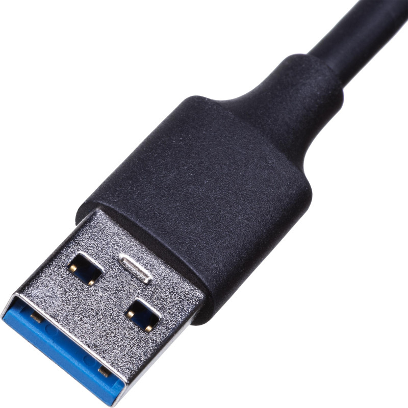 Разветвитель USB ProMega Jet HS004 USB 3.0x4/черный