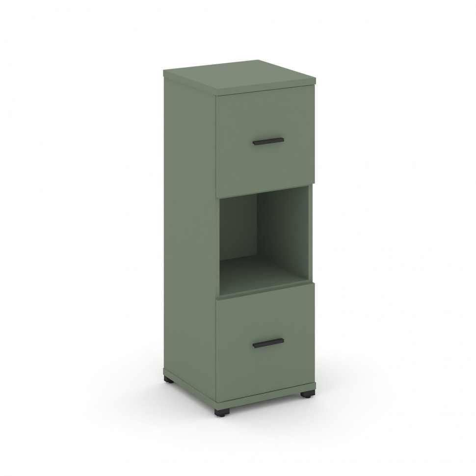 Concept Шкаф 1 узкая секция, 3 ниши CN.STU-315 B Кобо/Металл Черный 420*420*1186