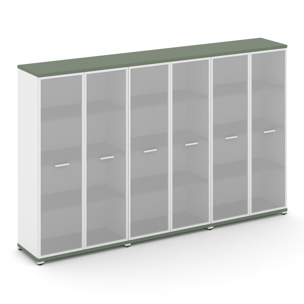 Concept Шкаф 3 широкие секции, 4 ниши CN.STS-436 RMW W Кобо/Белый Бриллиант/Металл Белый/Сатин 2500* Concept Шкаф 3 широкие секции, 4 ниши CN.STS-436 RMW W Кобо/Белый Бриллиант/Металл Белый/Сатин 2500*