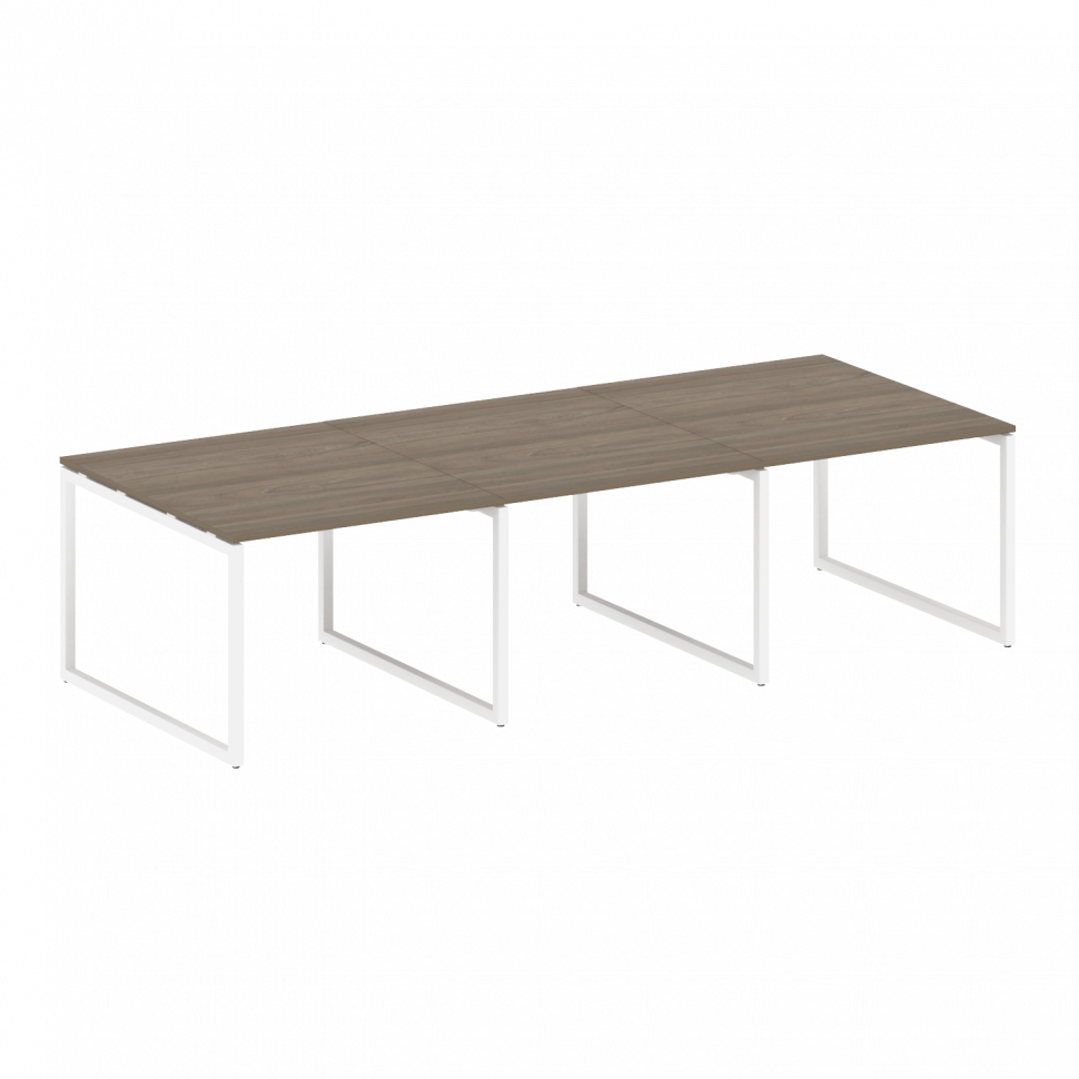 Metal System Quattro Перег. стол (3 столешницы) на О-оразном м/к 40БО.ПРГ-3.1 Вяз Благородный/Металл Metal System Quattro Перег. стол (3 столешницы) на О-оразном м/к 40БО.ПРГ-3.1 Вяз Благородный/Металл