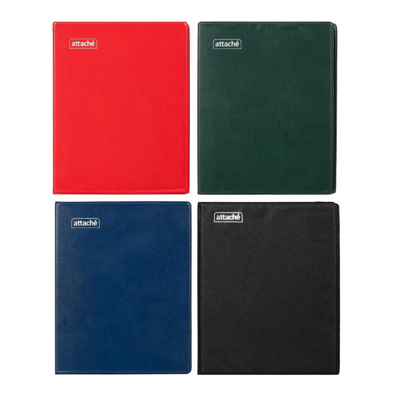 Тетрадь со сменным блоком Attache,80л,клет,А5,обл.ПВХ