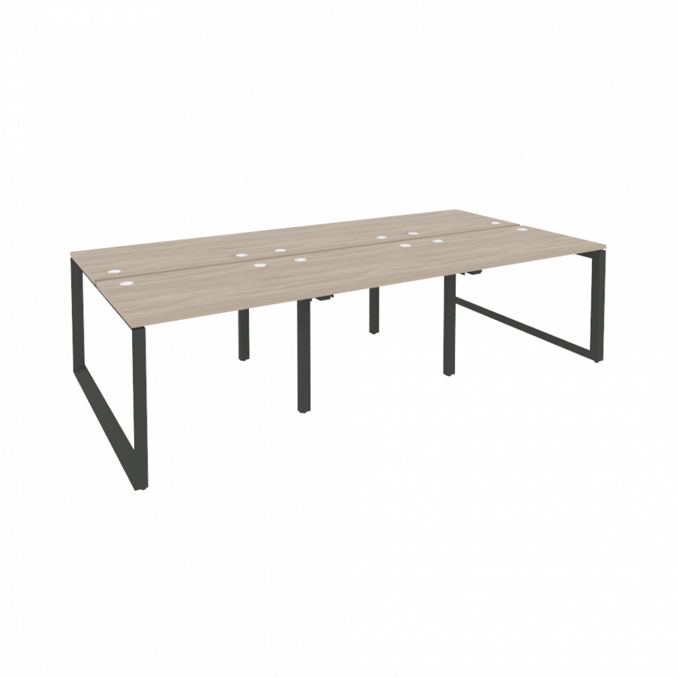 Onix Рабочая станция на О-образном м/к O.MO-D.RS-6.1.7 Дуб Аттик/Металл Антрацит 2940*1475*750 Onix Рабочая станция на О-образном м/к O.MO-D.RS-6.1.7 Дуб Аттик/Металл Антрацит 2940*1475*750