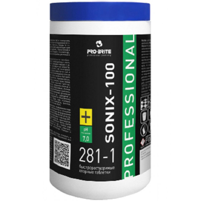 Профхим д/посуды хлорн/дез с отбел-эфф в таб/Pro-Brite/Sonix-100,310шт_СПБ