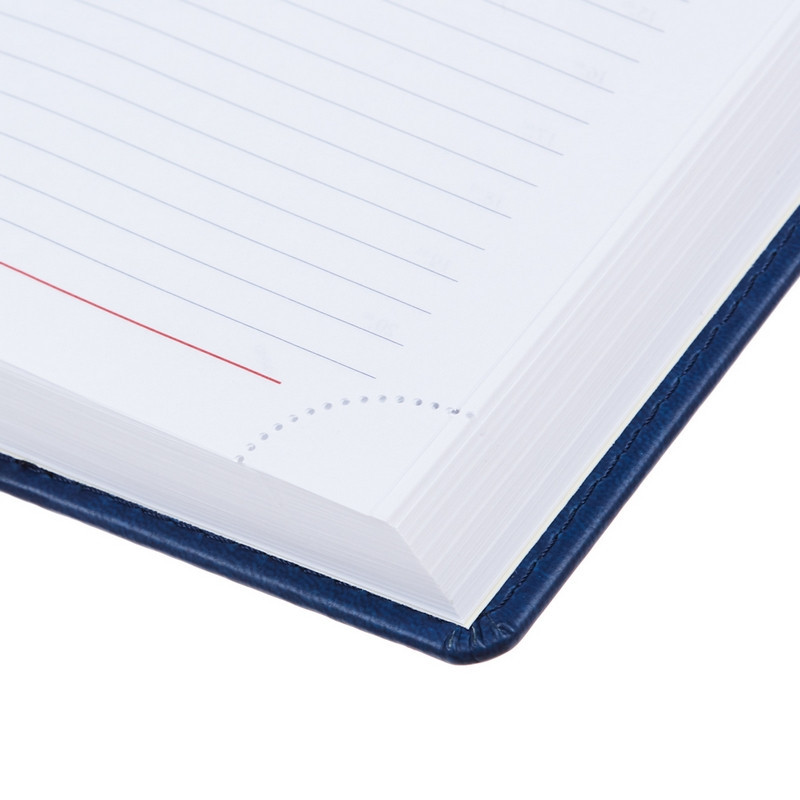 Ежедневник недатированный синий,А5,143х210мм,176л,ATTACHE Сиам