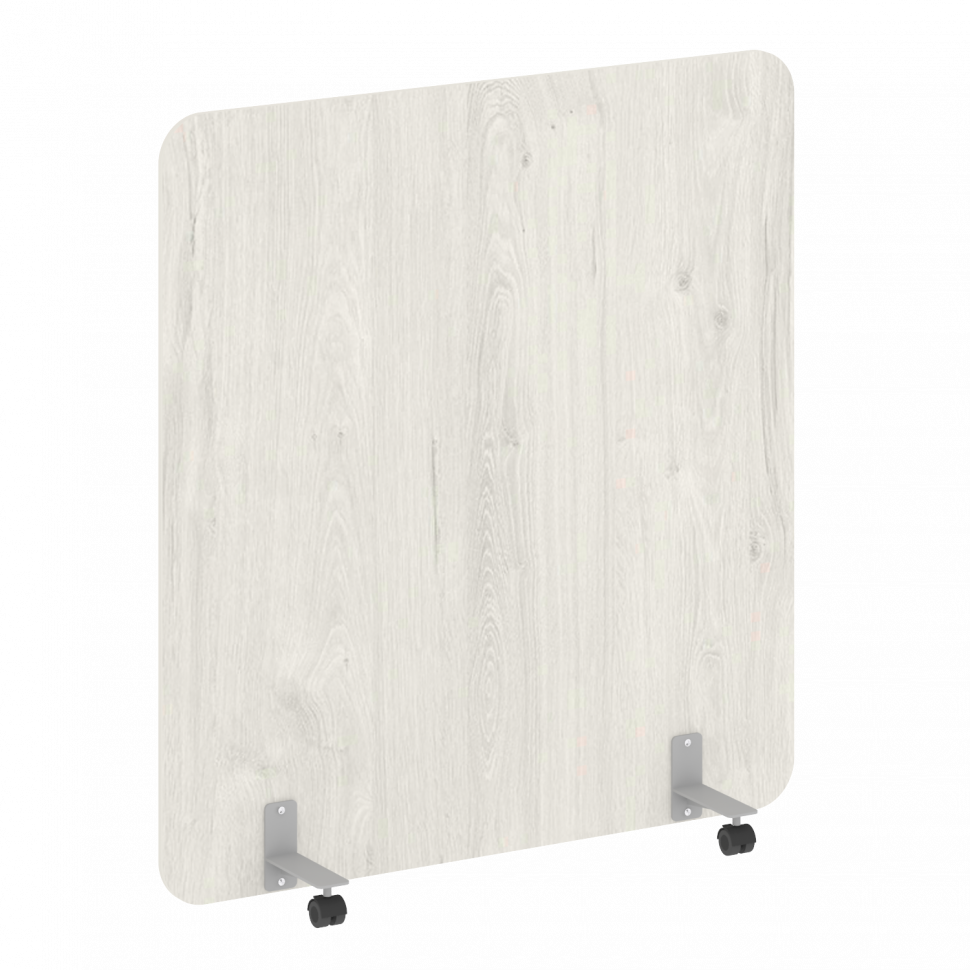 R-line Перегородка на металлических опорах, на роликах DP.R-140-150 Дуб Наварра/Металл Серый 1400*18