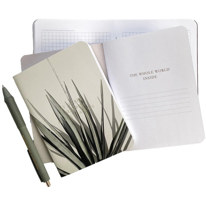 Блокнот BeSmart 105х140мм,32л,клетка,скрепка,Nude N3136