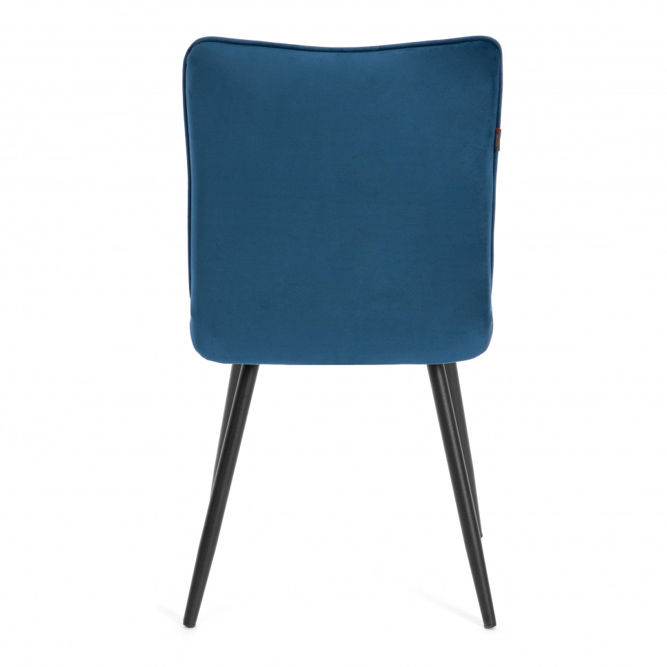 Стул обеденный Bari LT, велюр, Dark blue (темно-синий), 41х55х89 см