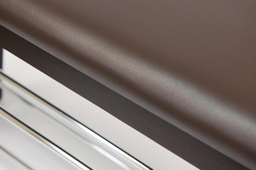 Обувница SR-0628  дерево/металл/экокожа, 81х31х49см, коричневый