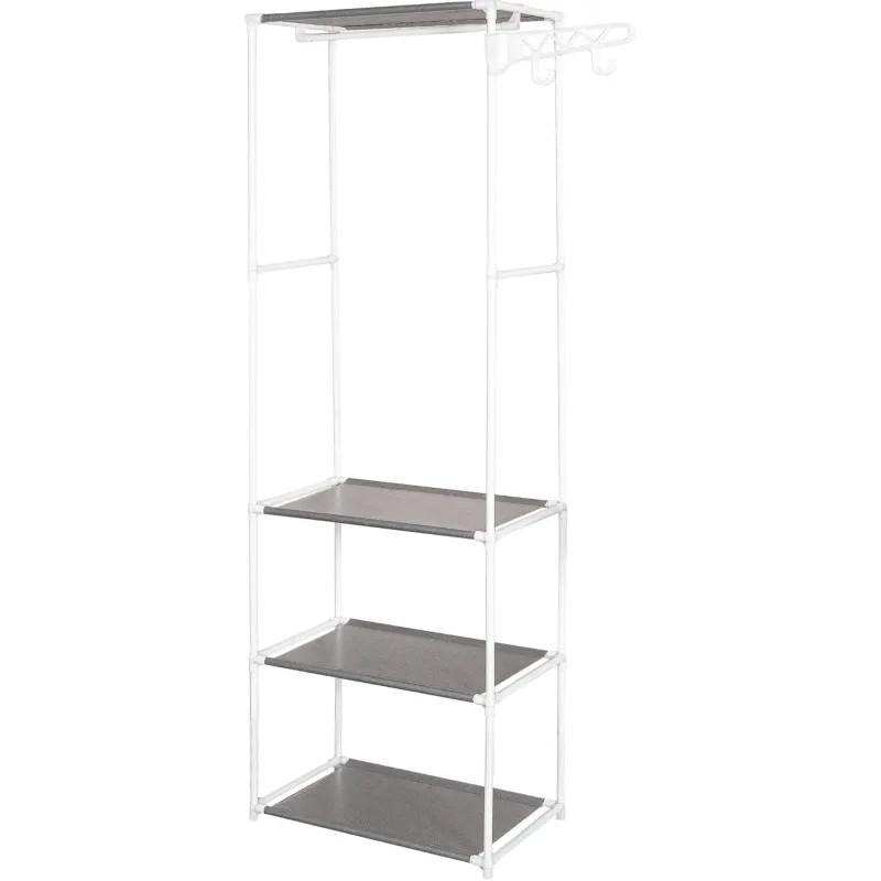 Вешалка LS_гардеробная напольная Helex Home W-04-1, белая