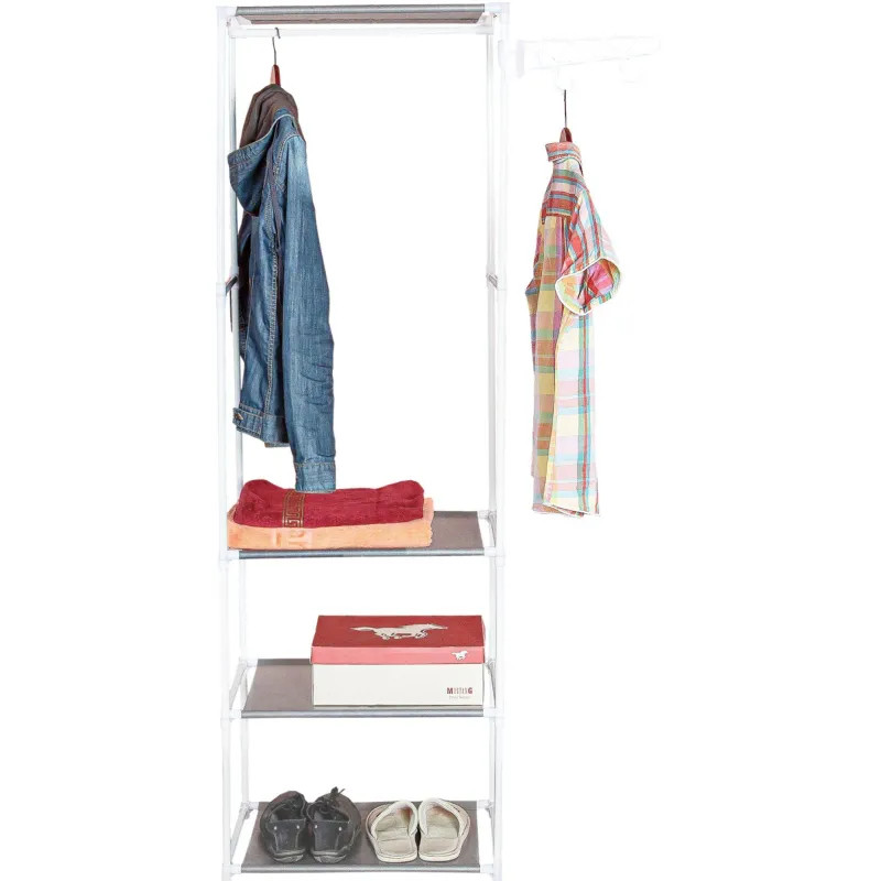 Вешалка LS_гардеробная напольная Helex Home W-04-1, белая