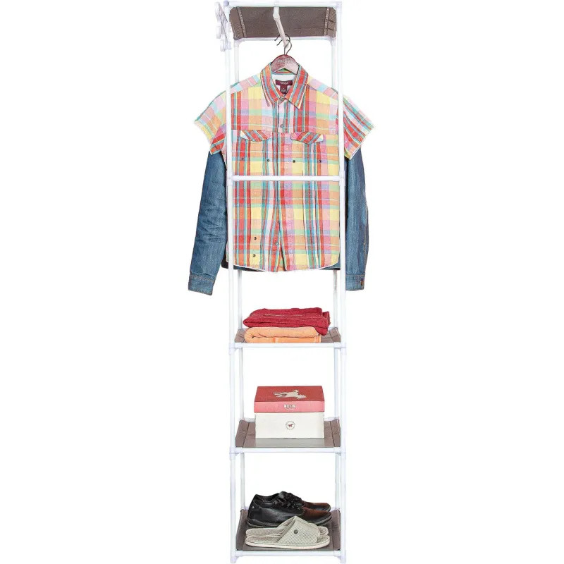 Вешалка LS_гардеробная напольная Helex Home W-04-1, белая