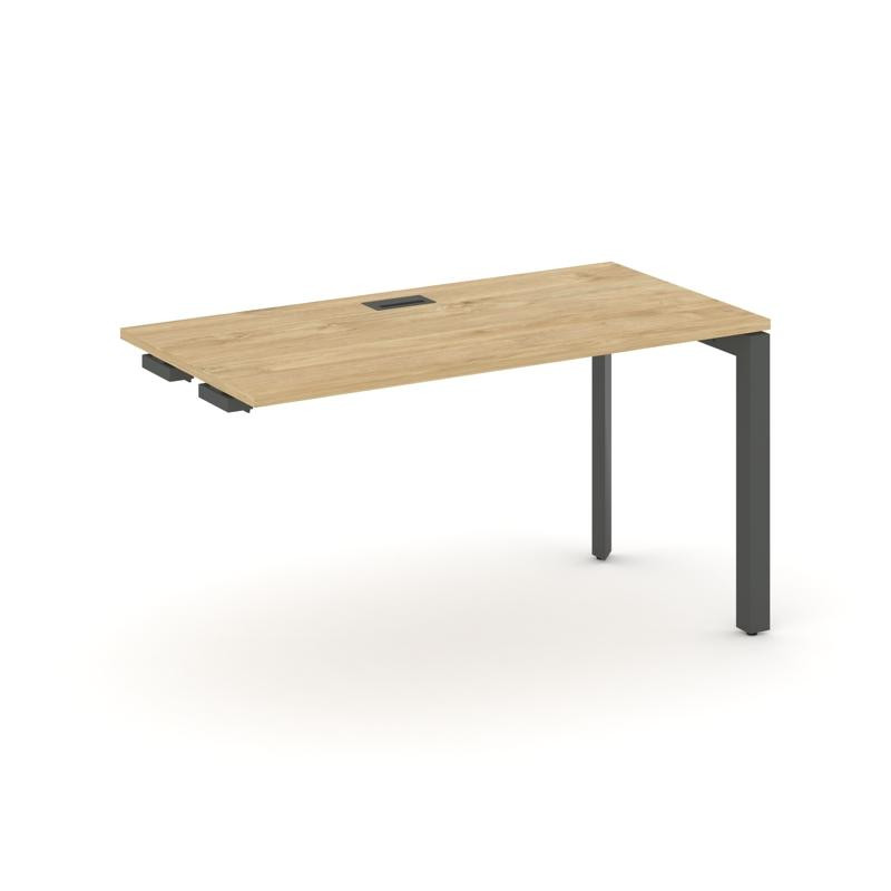 Style Project Стол-приставка к опор. элем. SN-59P.OPRS-011 Тиквуд Светлый/Металл Антрацит/Черный Заг