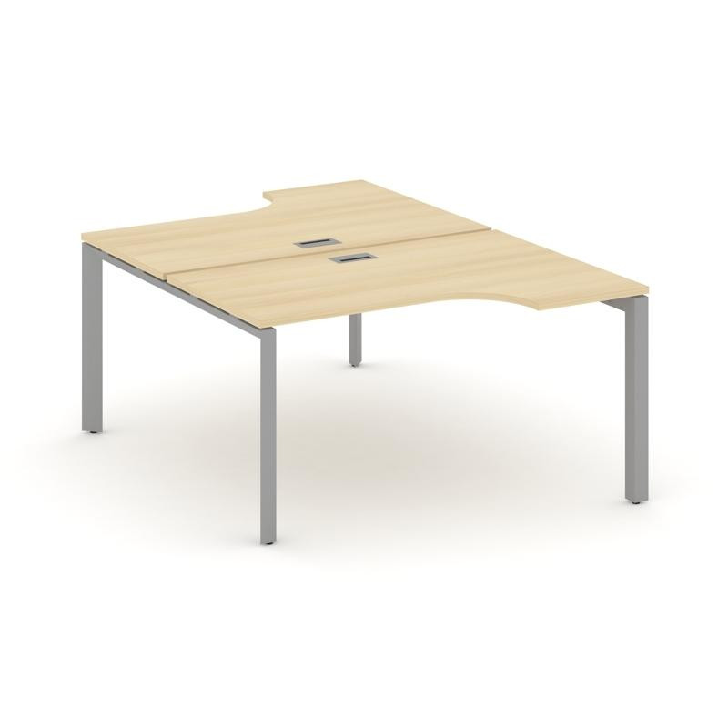 Style Project Рабочая станция эргономичная SN-59P.DRPA-002 Акация Лорка/Металл Серый/Серебро Заглушк