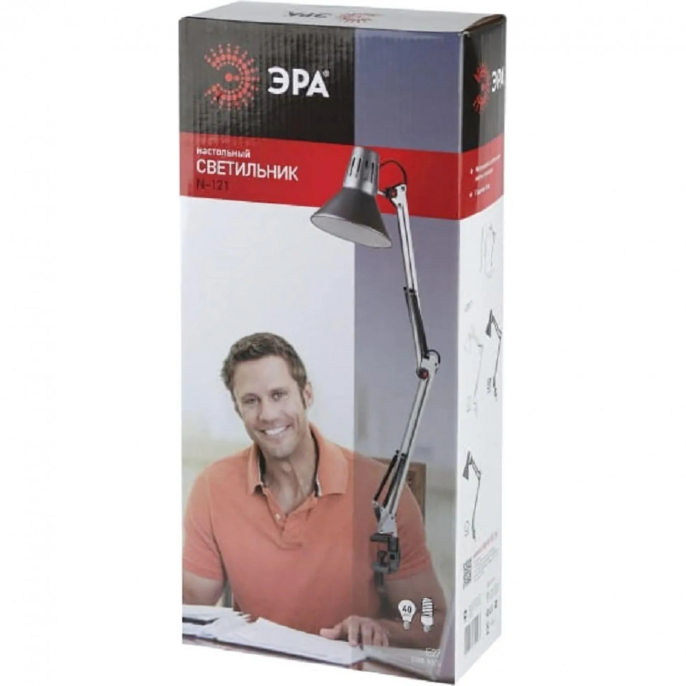 Светильник Эра N-121-E27-40W-BK, черный