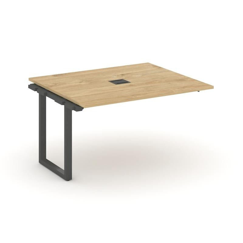 Style Project Проходной наб. элем. перег. стола SN-59O.NSPRG-034 Тиквуд Светлый/Металл Антрацит 1580