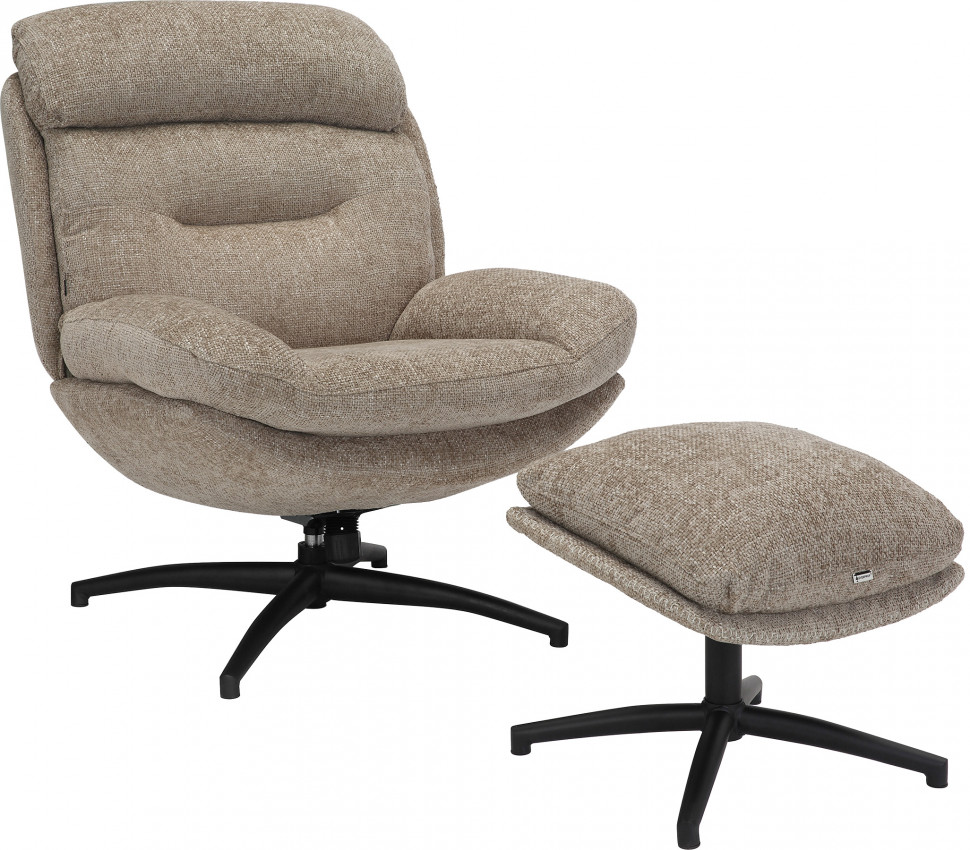 Кресло мягкое Everprof Kiwi (Киви) Ткань Бежевый