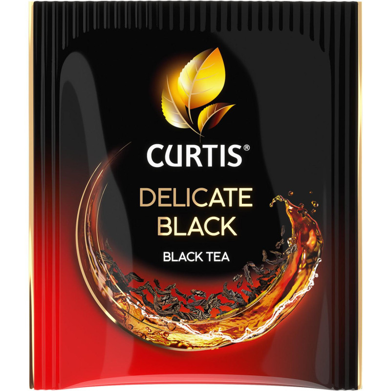 Чай Curtis черный Delicate Black,мелкий лист, 100шт/уп