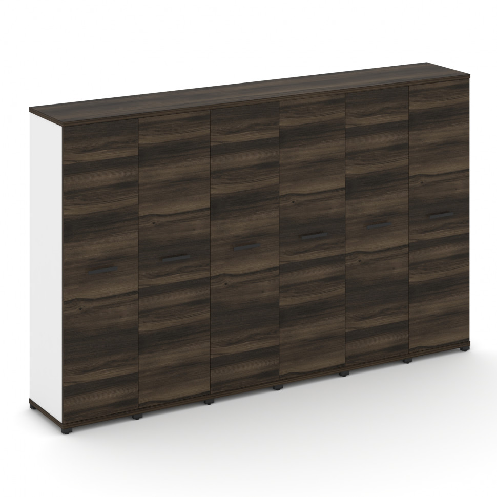 Concept Шкаф 6 узких секций, 4 ниши CN.STU-466 B Дуб Мали/Белый Бриллиант/Металл Черный 2500*420*155 Concept Шкаф 6 узких секций, 4 ниши CN.STU-466 B Дуб Мали/Белый Бриллиант/Металл Черный 2500*420*155